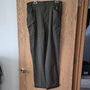 Men's Dark Green FlexCamo Tactical Waterproof Pants